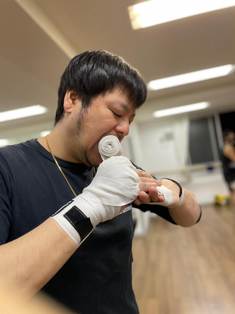 バンテージ巻いてる姿かっこいいですね